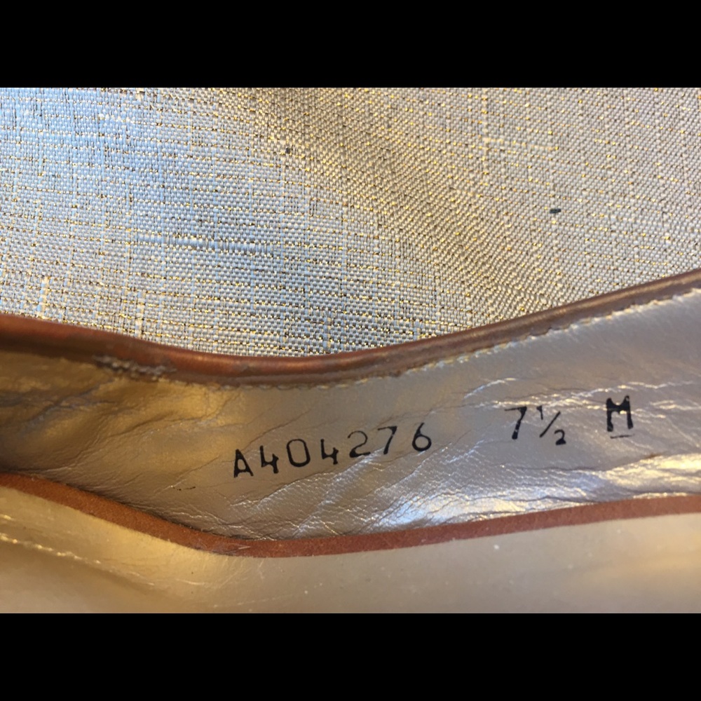 Stuart Weitzman Animal Print Wedge Sandals 7.5 - Picture 11 of 11